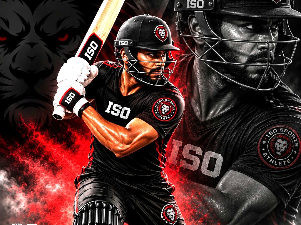 A cricketer in ISO kit diving full length to take a catch.